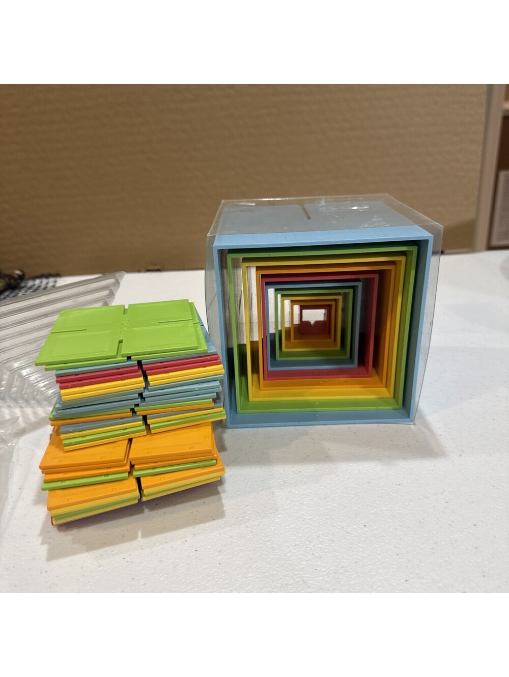Dado Cubes Stacking Balance Blocks Fat Brain Toys-complete